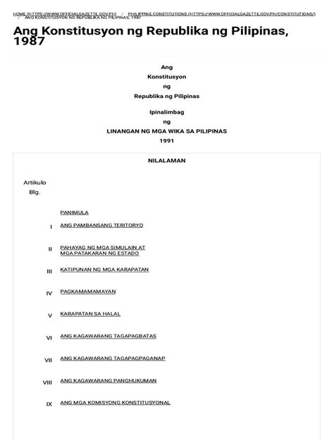 mga departamento ng pilipinas|Official Gazette of the Republic of the Philippines.